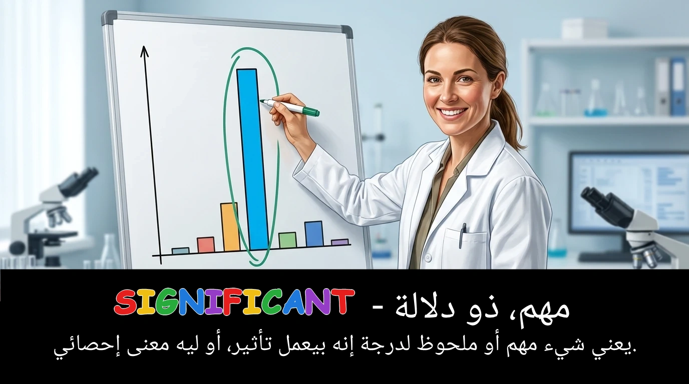 Arabic Illustration for significant